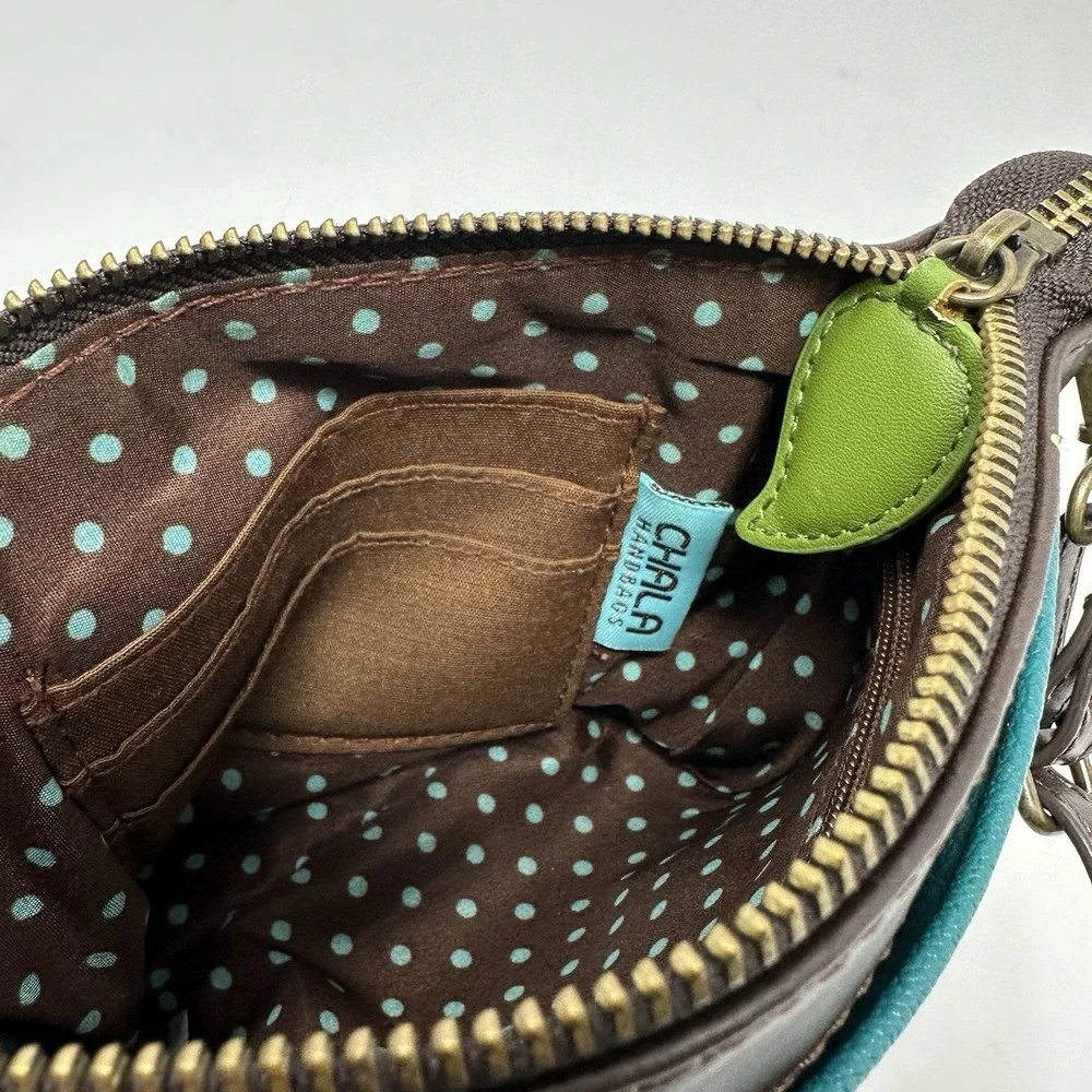 Chala FROG Mini Crossbody Purse Handbag Convertible Straps Turquoise